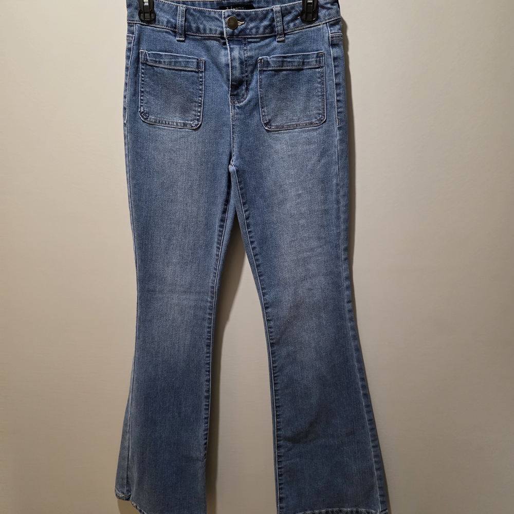 d. jeans Light Blue Flare Women's Jeans
